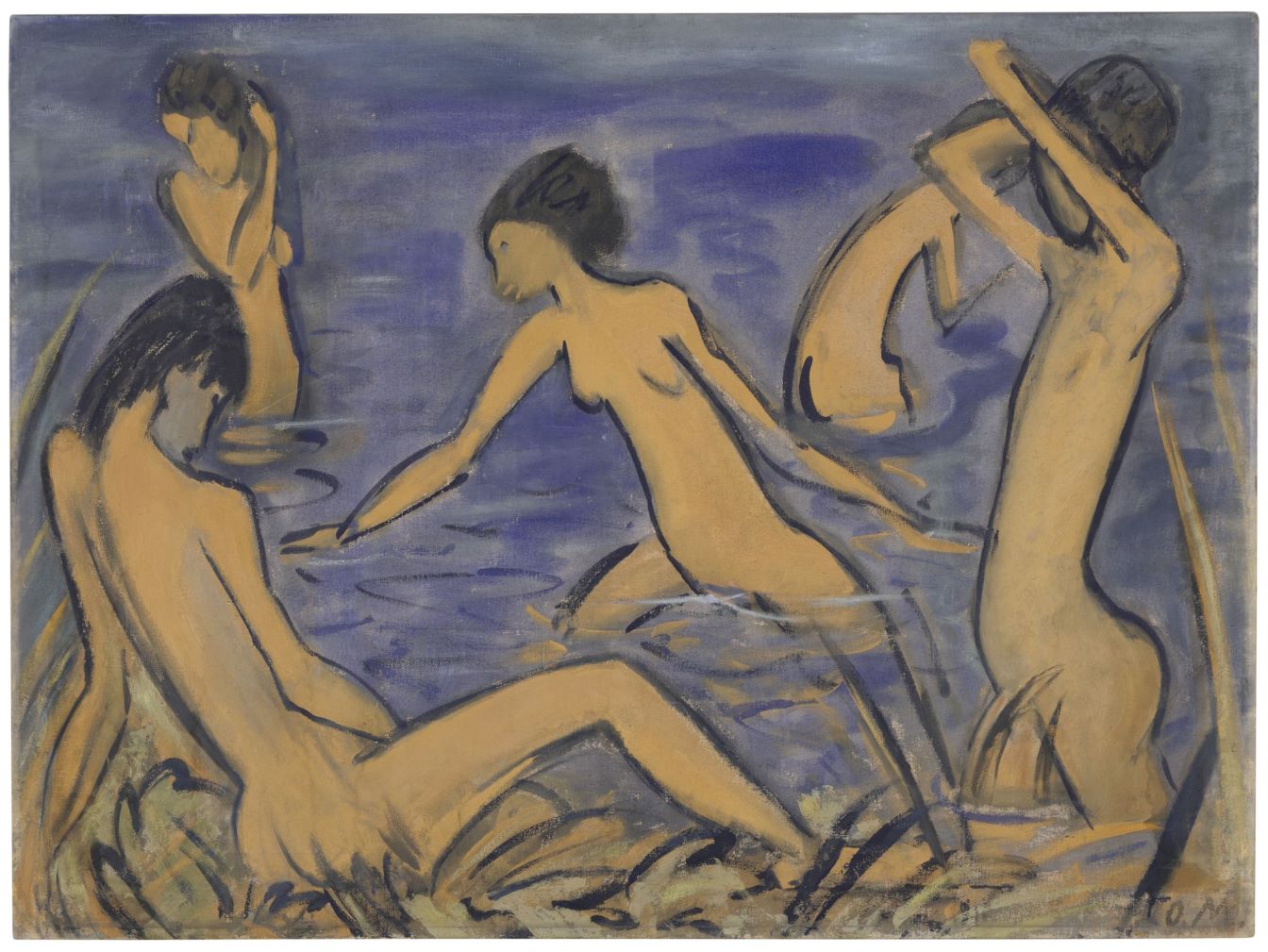 Foto: Neander/LWL © Otto Mueller, Badende, 1913, LWL-Museum für Kunst und Kultur, Münster. Erworben mit der Unterstützung des Lan-des Nordrhein-Westfalen.