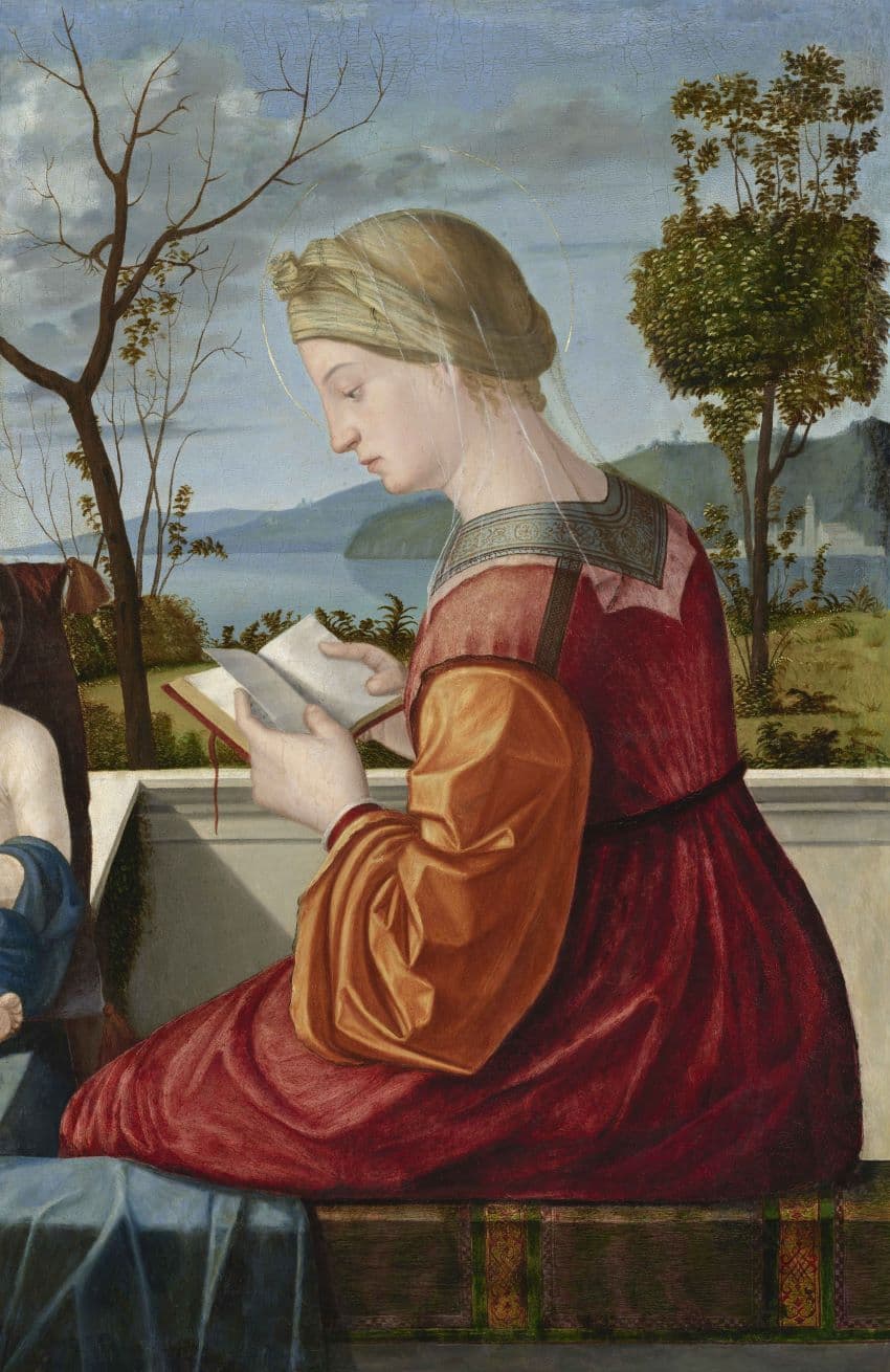 Vittore Carpaccio, Lesende Jungfrau Maria, ca. 1505, National Gallery of Art, Washington, Samuel H. Kress Collection Copyright © Genehmigt durch National Gallery of Art, Washington